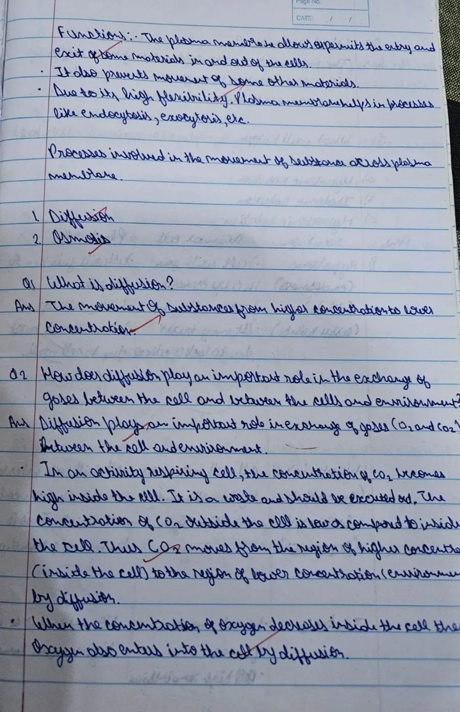 Arihant R.'s English handwriting, before the course