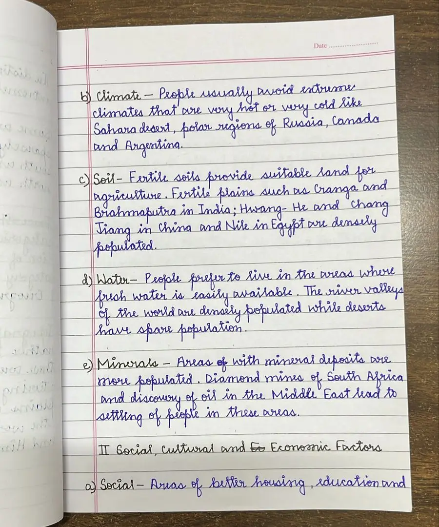 Ayatika M.'s English handwriting, after the course