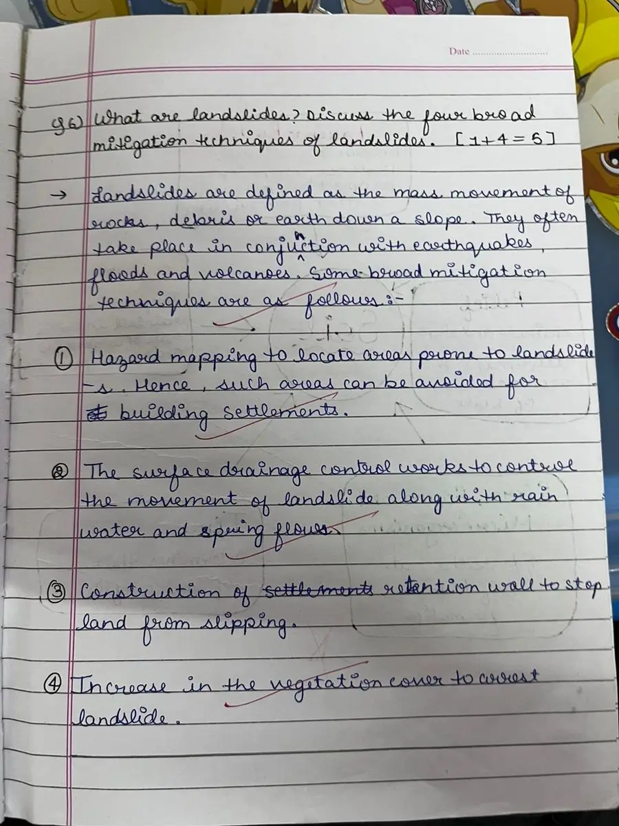 Ayatika M.'s English handwriting, before the course