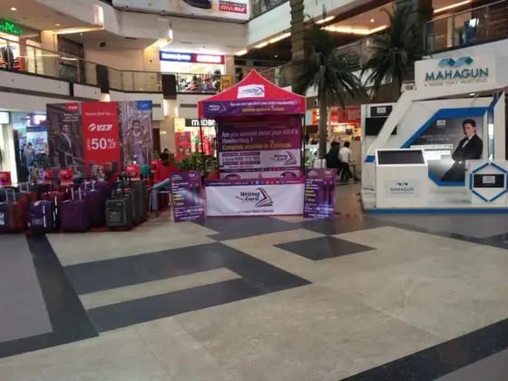 Our stall at the mall, Ghaziabad
